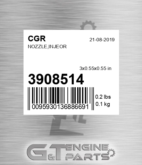 3908514 CGR Nozzle,injeor