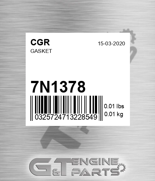 7N1378 Gasket