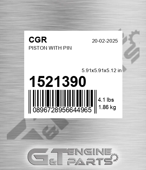 1521390 Piston With Pin