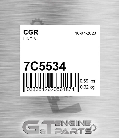 7C5534 Line A. for CGR