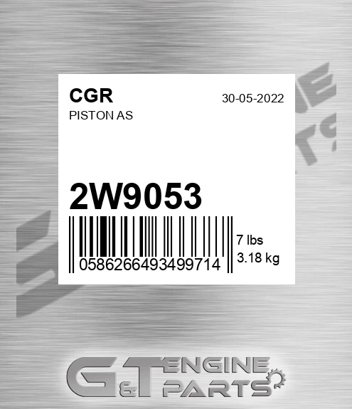 2W9053 Piston As