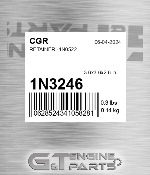 1N3246 CGR Retainer -4n0522