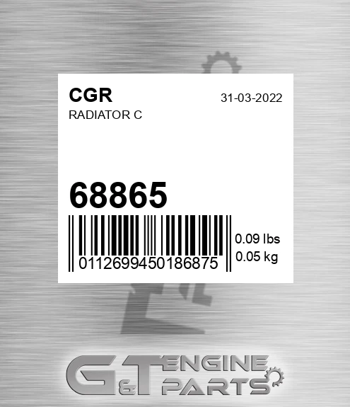 68865 Radiator C