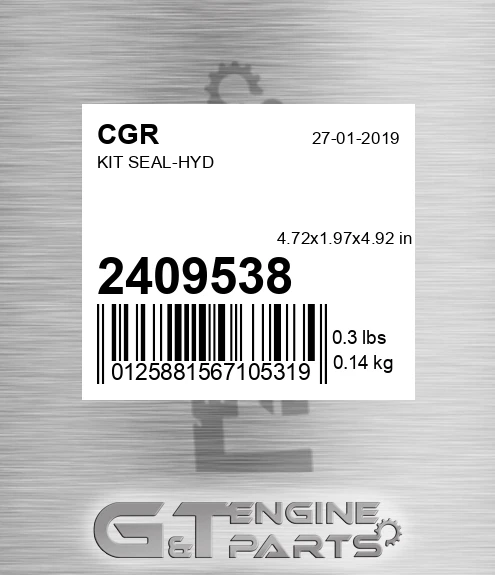 2409538 Kit Seal-hyd