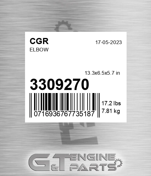 3309270 CGR Elbow