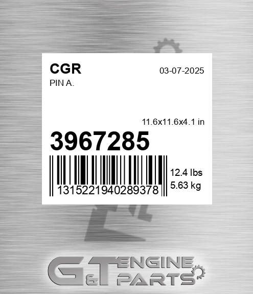3967285 Pin A.
