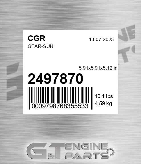 2497870 CGR Gear-sun