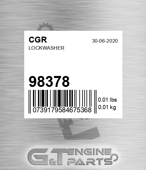 98378 Lockwasher