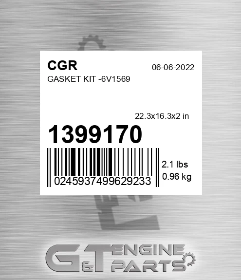1399170 Gasket Kit -6v1569