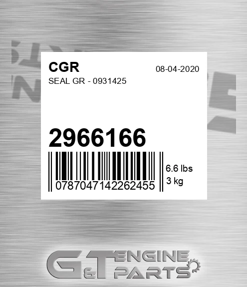 2966166 Seal Gr - 0931425