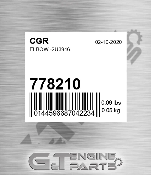 778210 Elbow -2u3916