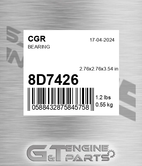 8D7426 CGR Bearing