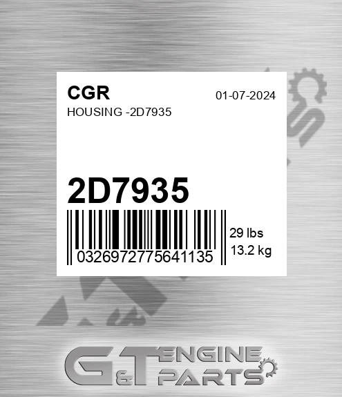 2D7935 Housing -