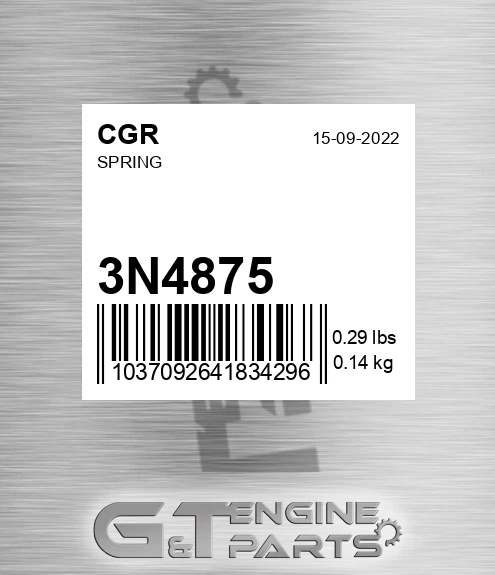 3N4875 CGR Spring