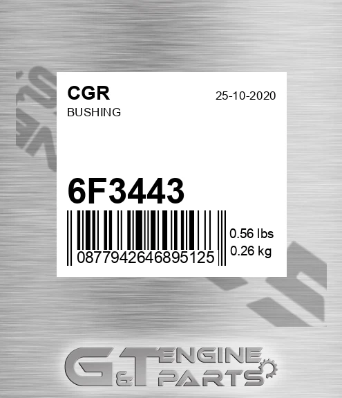 6F3443 Bushing