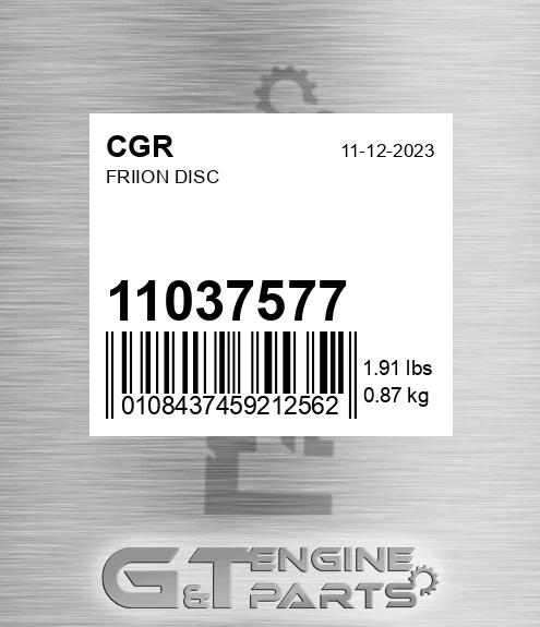 11037577 Friion Disc