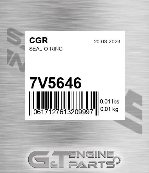 7V5646 CGR Seal-o-ring