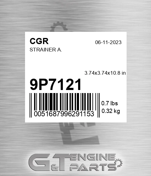 9P7121 Strainer A.
