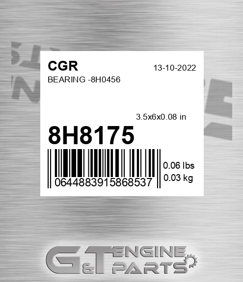 8H8175 CGR Bearing -8h0456