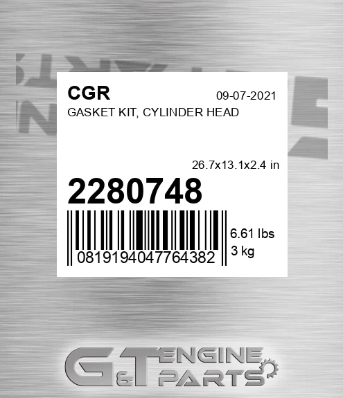 2280748 Gasket Kit, Cylinder Head