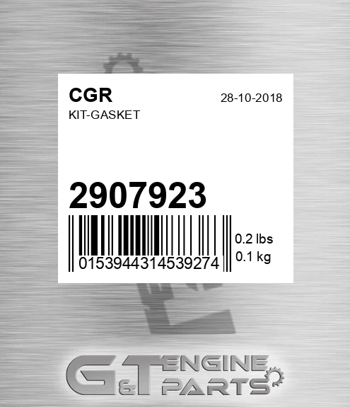 2907923 Kit-gasket