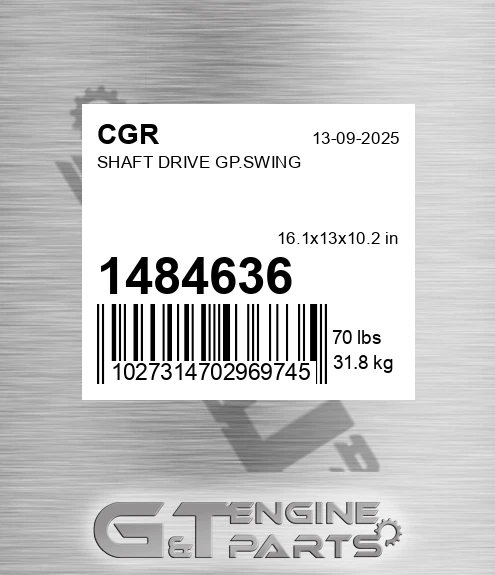 1484636 Shaft Drive Gp.swing