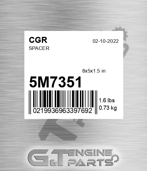5M7351 CGR Spacer