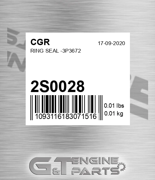 2S0028 Ring Seal -3p3672