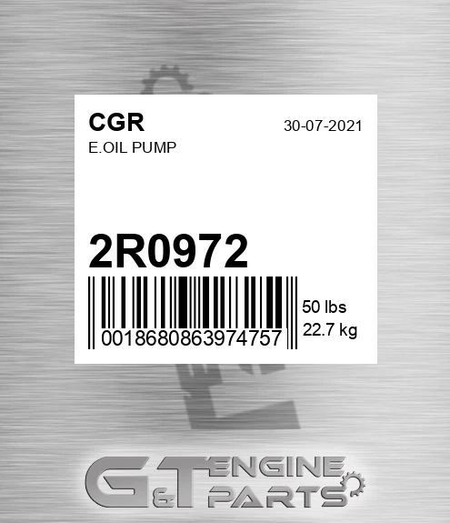 2R0972 E.oil Pump
