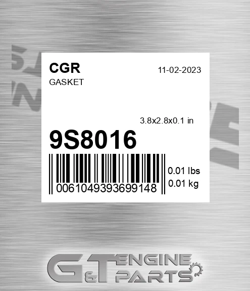 9S8016 Gasket