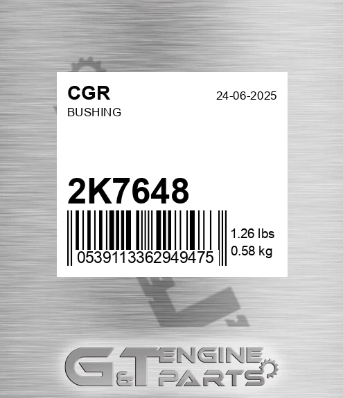 2K7648 Bushing