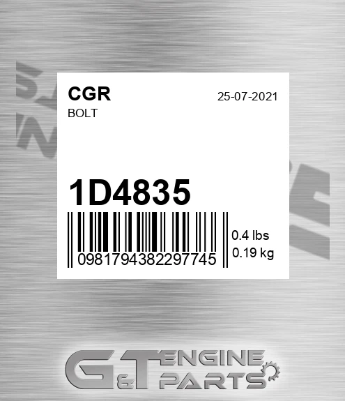 1D4835 Bolt