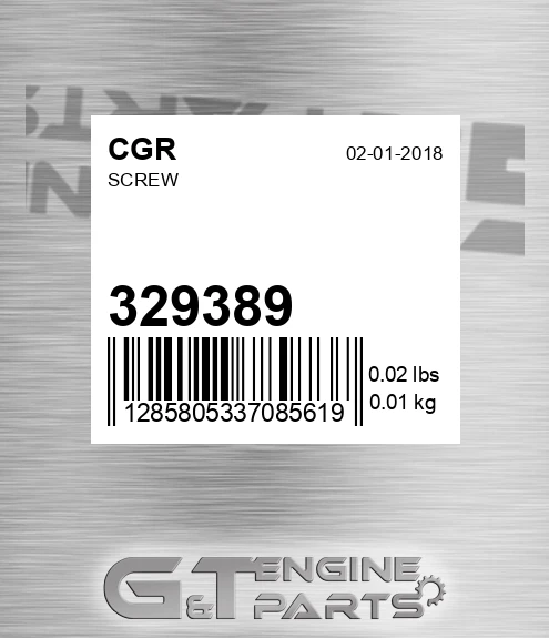 329389 CGR Screw