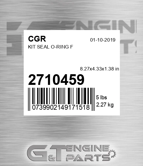 2710459 Kit Seal O-ring F