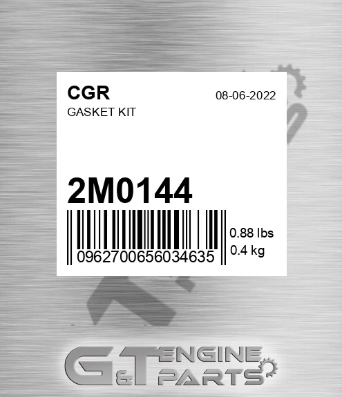 2M0144 Gasket Kit