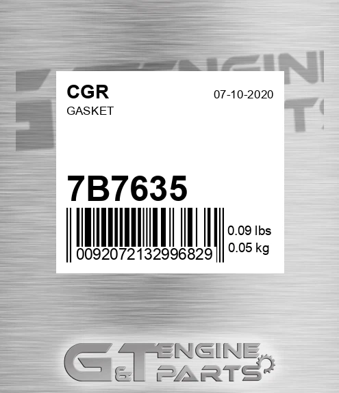 7B7635 Gasket