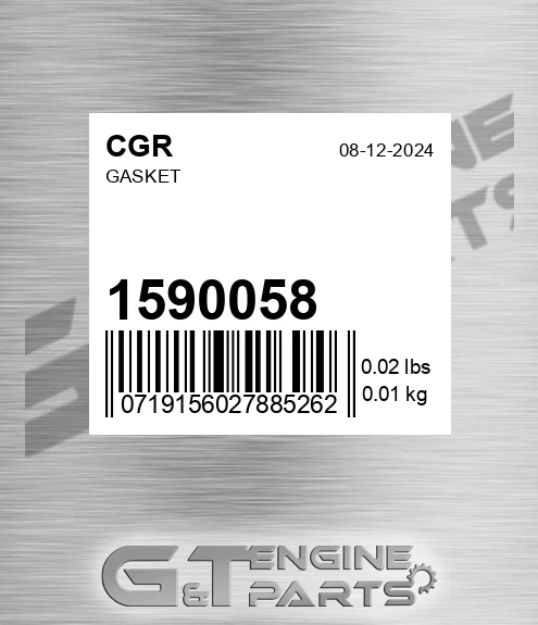 1590058 CGR Gasket