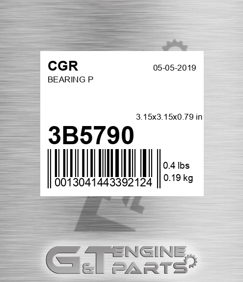 3B5790 CGR Bearing P