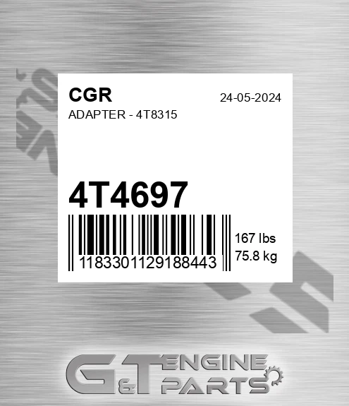 4T4697 Adapter - 4t8315