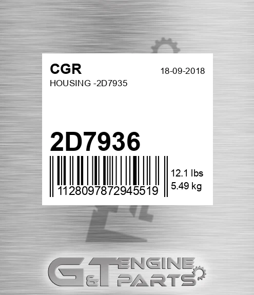 2D7936 Housing -2d7935