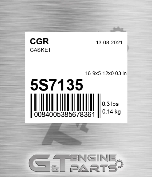 5S7135 CGR Gasket