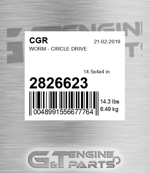 2826623 Worm - Circle Drive for CGR