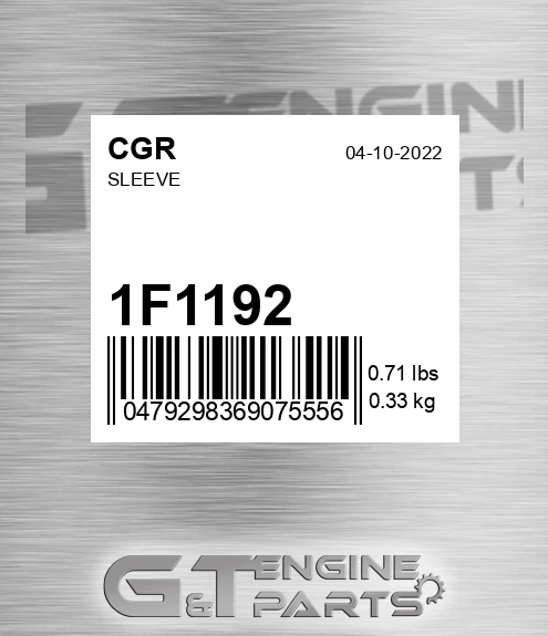 1F1192 Sleeve