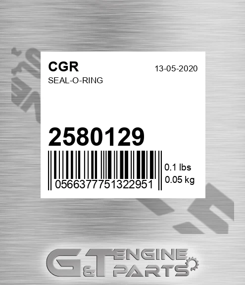 2580129 CGR Seal-o-ring