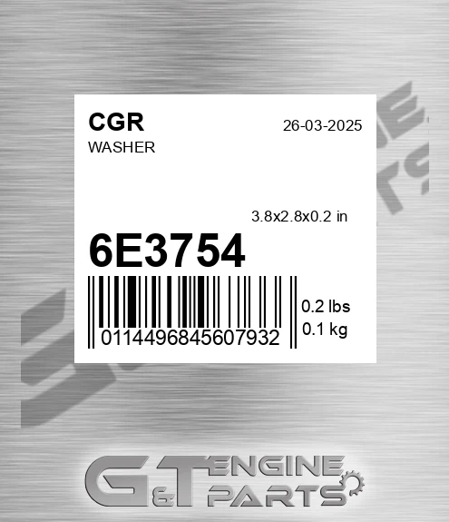 6E3754 Washer