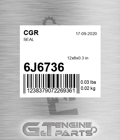 6J6736 Seal for CGR