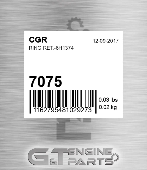 7075 Ring Ret.-6h1374