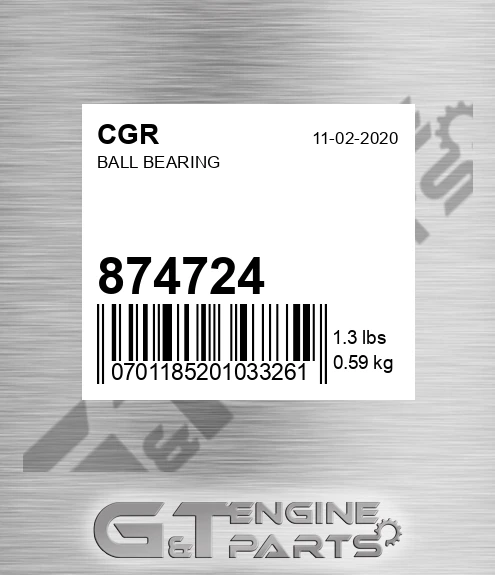 874724 CGR Ball Bearing