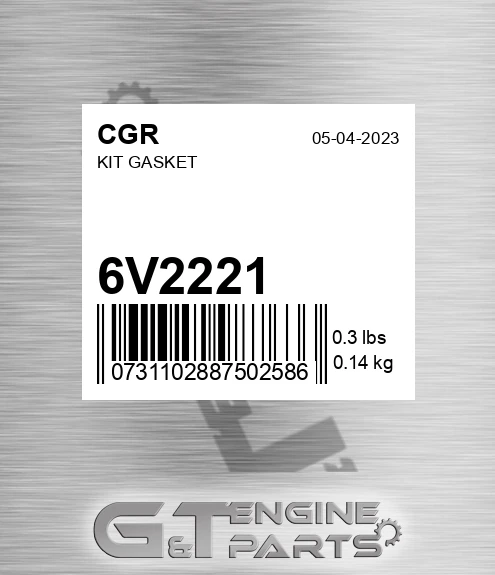 6V2221 Kit Gasket for CGR