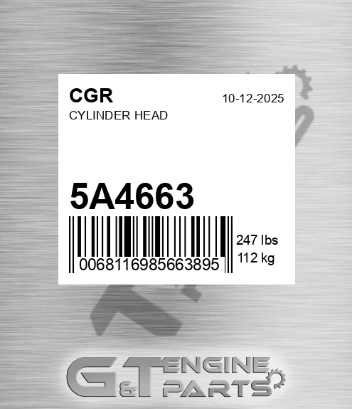 5A4663 Cylinder Head